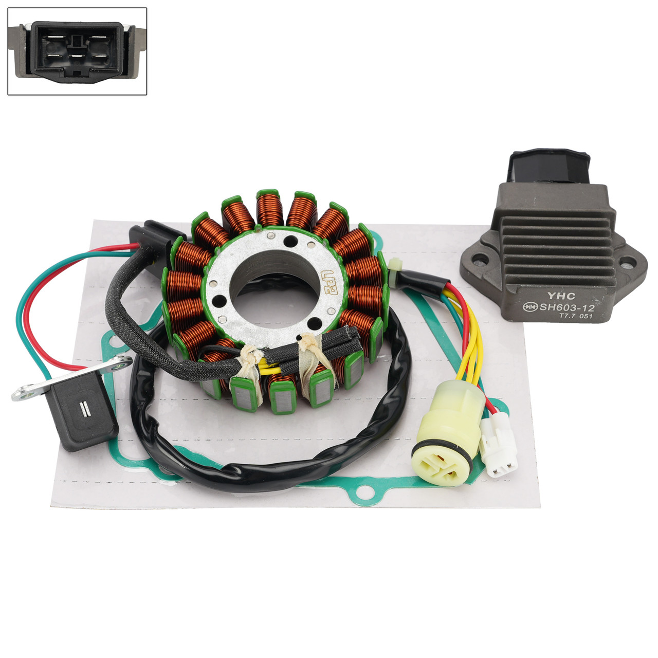 Stator Regulator Rectifier with Gasket For SWM SM500R RS500R RS300R 2016-2020