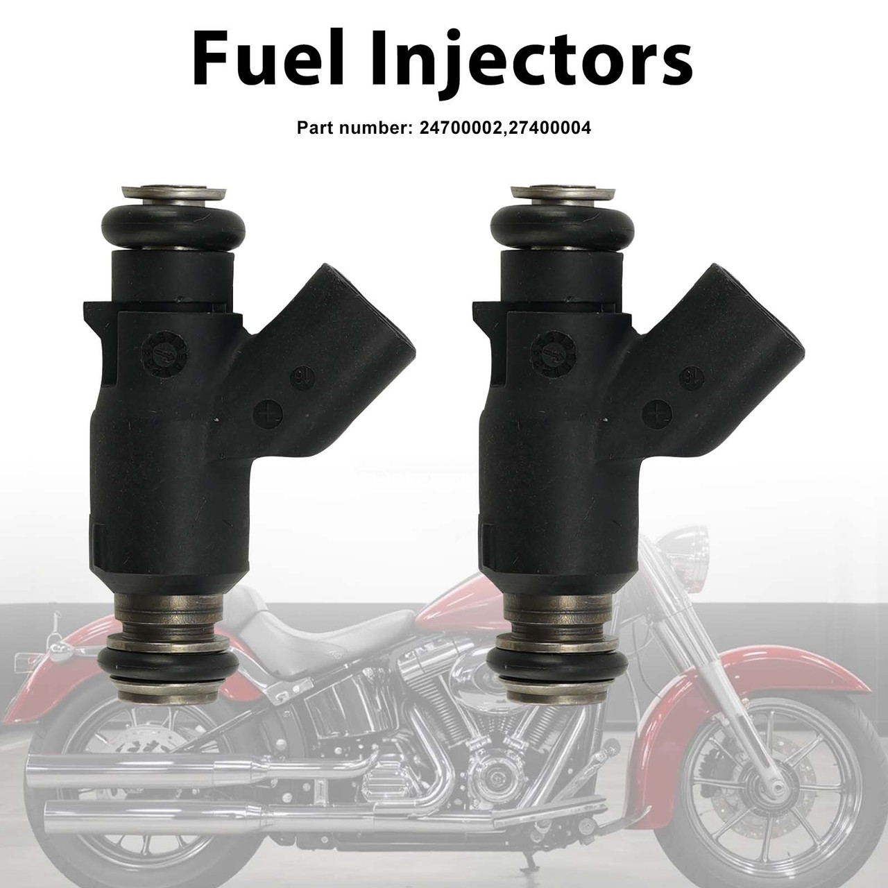2PC 24700002 Fuel Injectors 27400004 Fits For SE 62mm ETC SE 58mm ETC 6.2 g/s