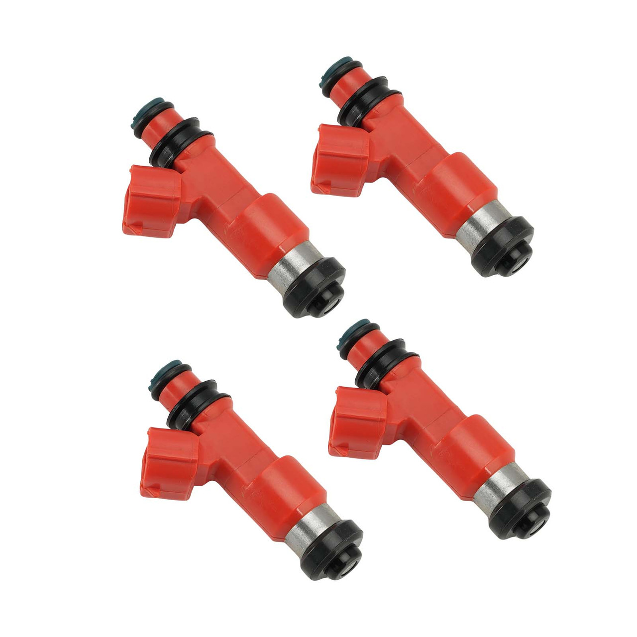 4PC 15710-65J00 Fuel Injectors 16450-MCW-004 For Honda VFR800 02-09