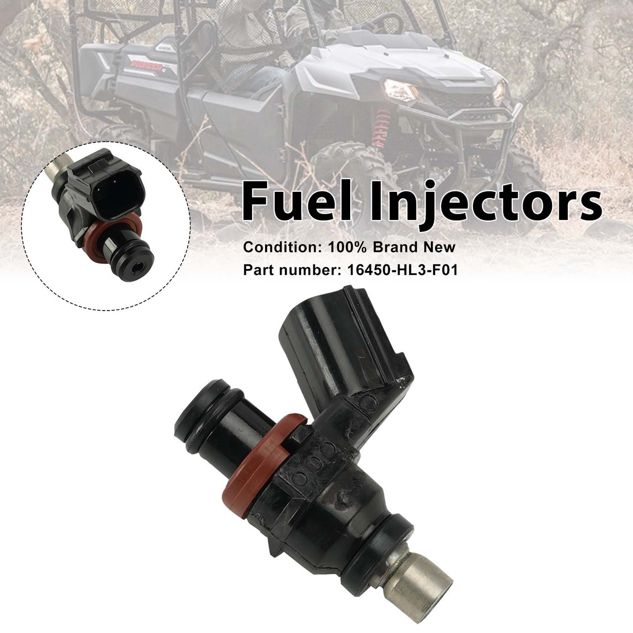 Fuel Injectors 16450-HL3-F01 For Honda PIONEER 700 2018-2019