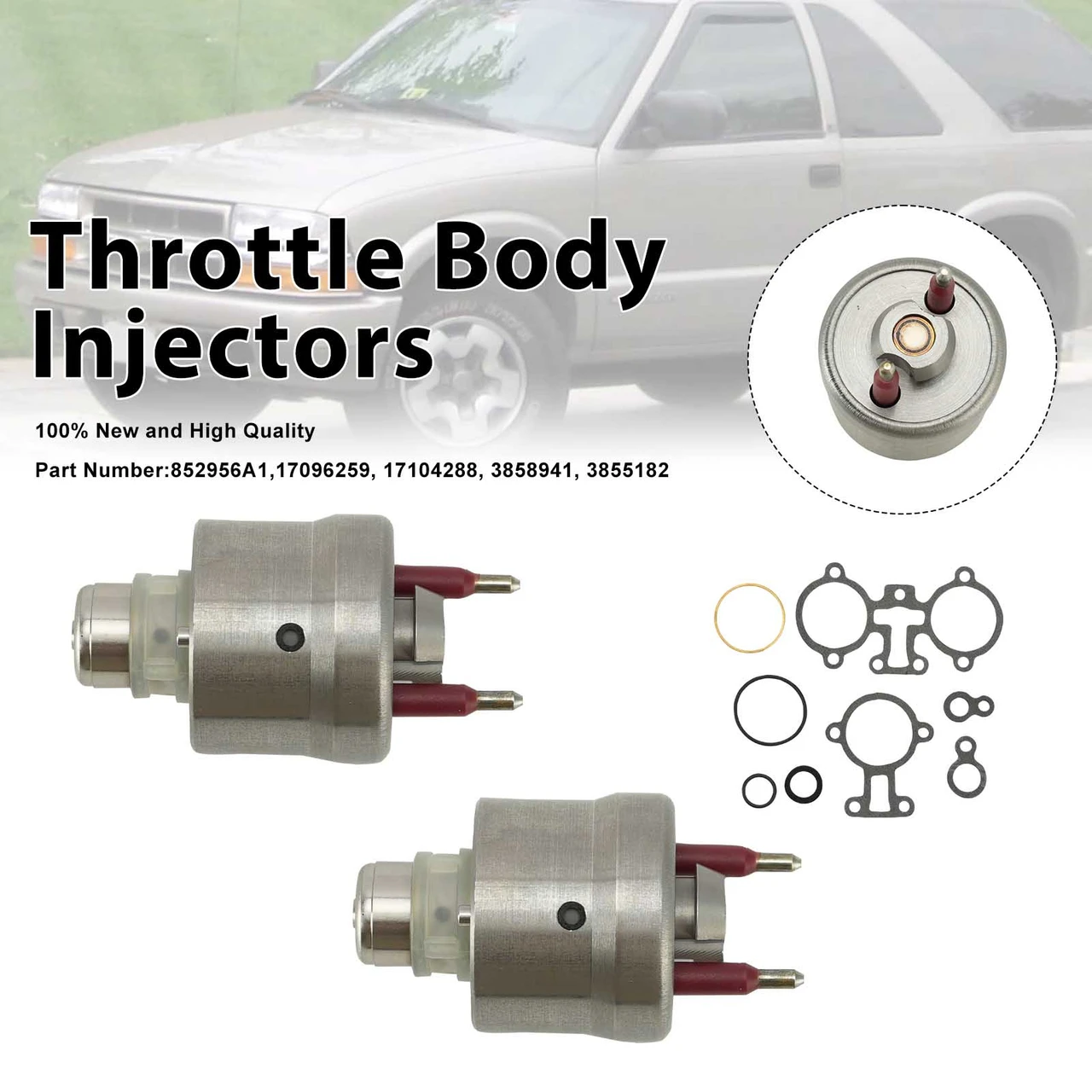 3855182 Throttle Body Injectors 17104288 For MerCruiser 4.3L 5.0L 5.7L Marine