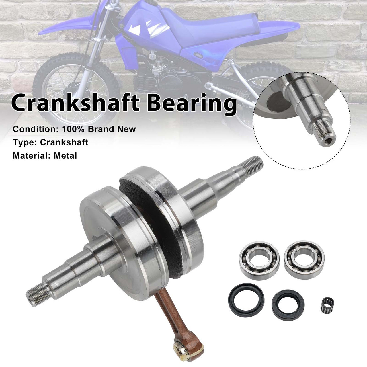 Crankshaft Bearing For Yamaha PW80 80cc Y-Zinger 1983-2006