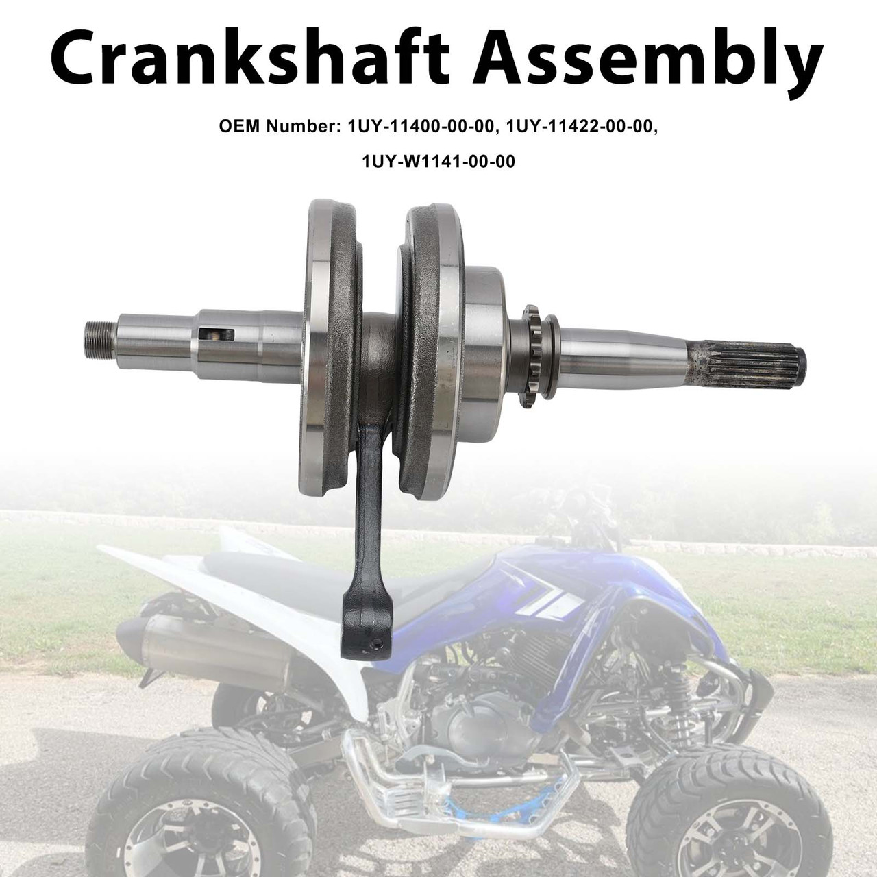 Crankshaft 1UY-11400-00-00 For Yamaha YFM350X YFM350R Raptor 350 2004-2013