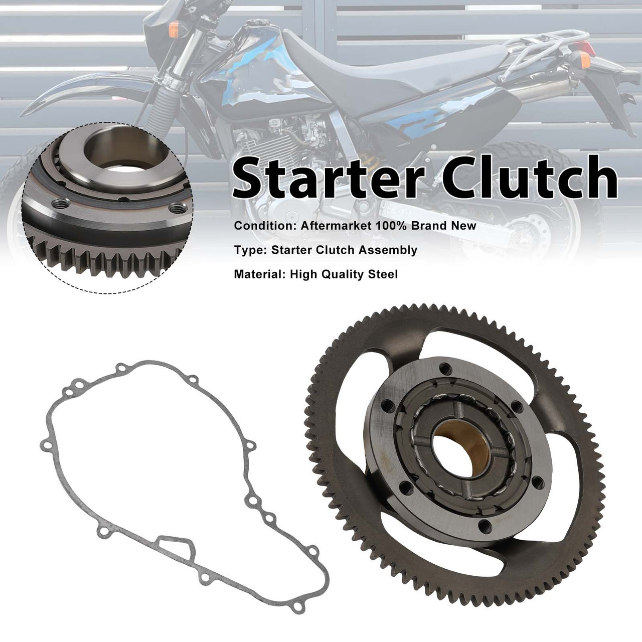 One Way Starter Clutch Kit For Kawasaki KL650 KLR650 42034-1094 13216-0044