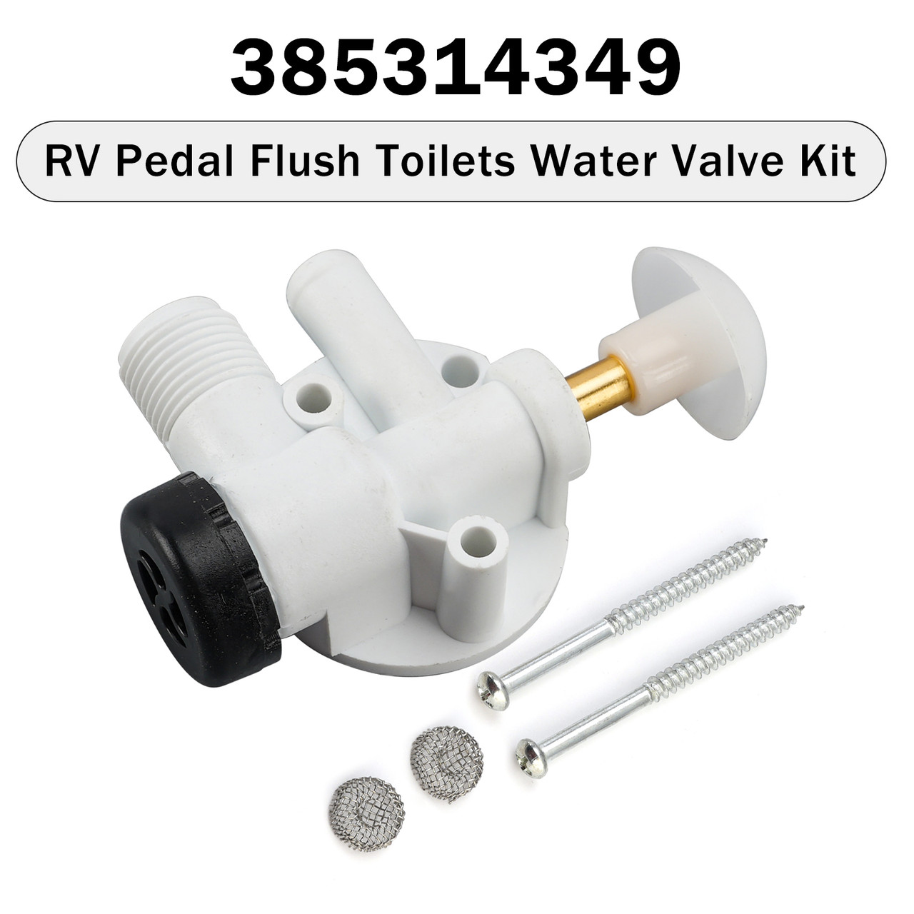 385314349 RV Pedal Flush Toilets Water Valve Kit for Dometic Sealand