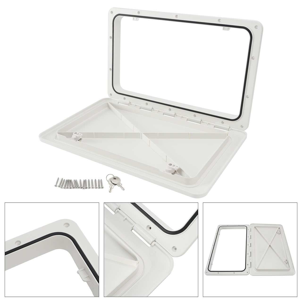 RV Baggage Door Compartment Door Waterproof Storage Hatch Door Camper Caravan