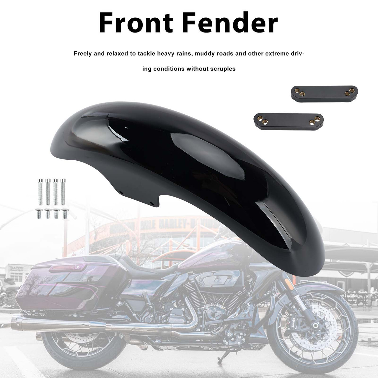 21" Front Fender Fits For CVO Road Glide Street Glide FLTRX FLHX 2023-2026