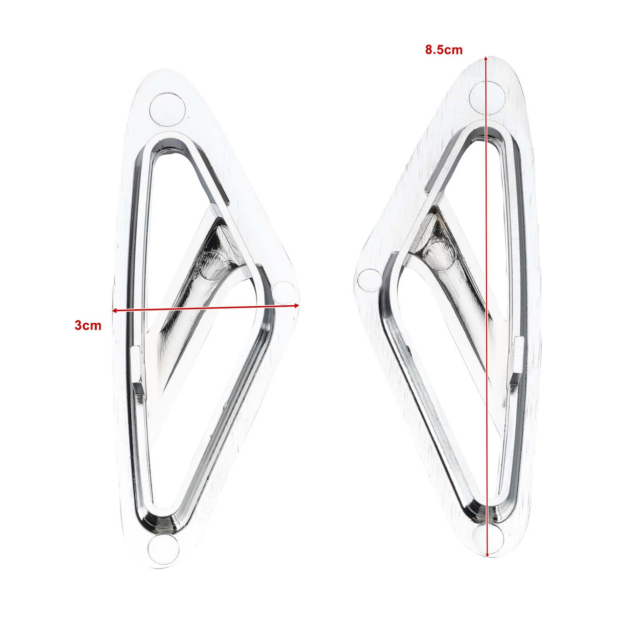 Front Fender Accent Trim For Honda GL1800 Goldwing 1800 2001-2017 Chrome
