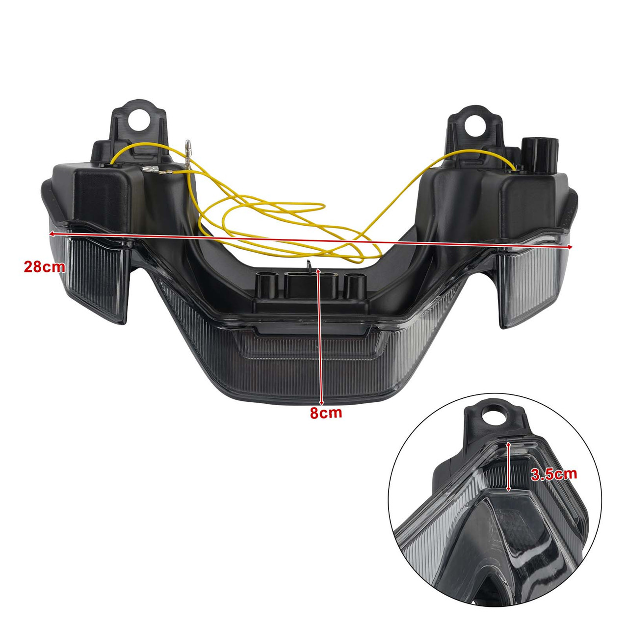 LED Tail Light Turn Signals Integrated For KAWASAKI Z900 Z900SE 2025-2026 Smoke