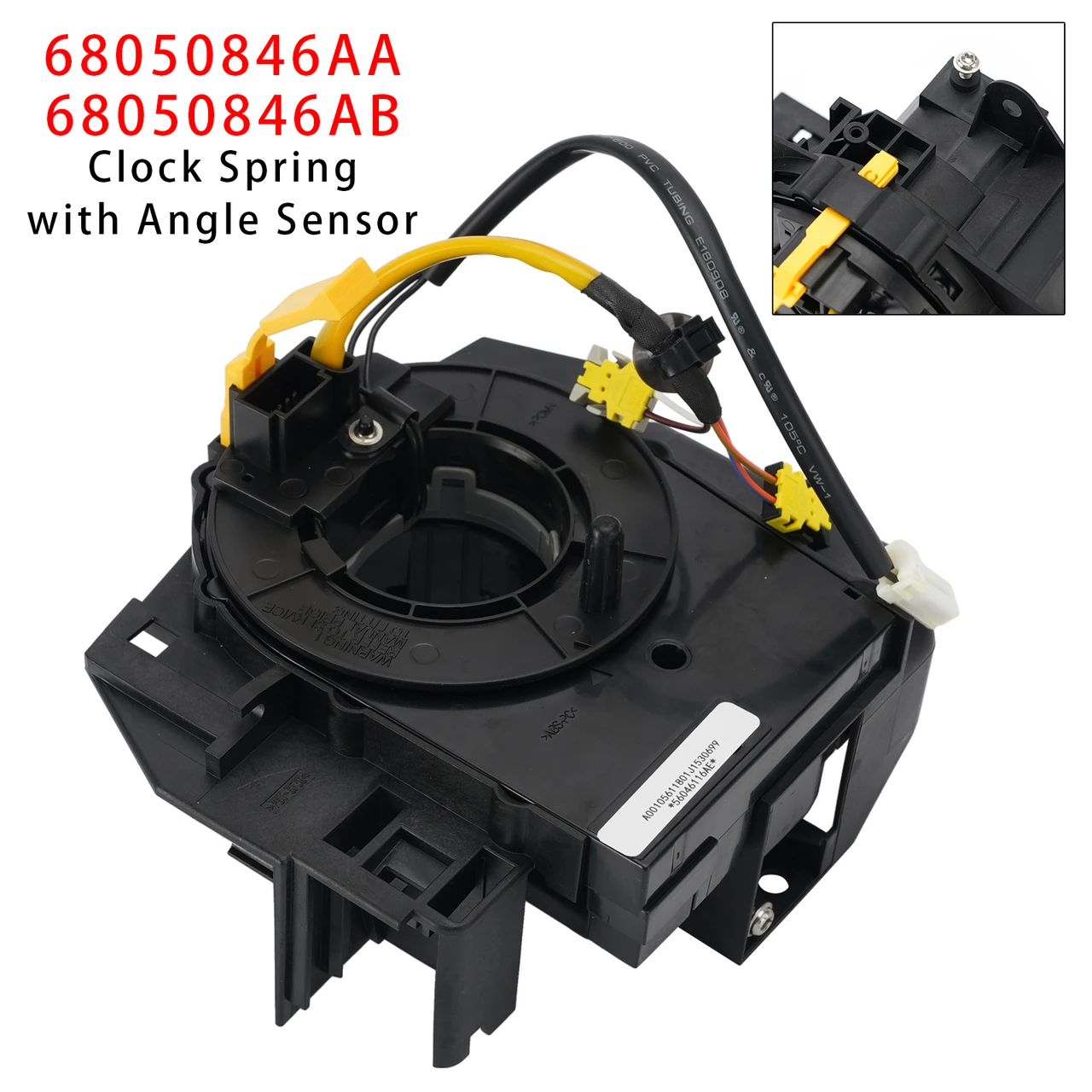 Clock Spring with Angle Sensor 68050846AA 68050846AB For Dodge Ram 1500 2500