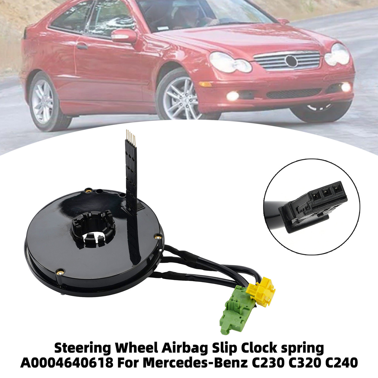 Steering Wheel Airbag Slip Clock spring A0004640618 For Mercedes-Benz C230