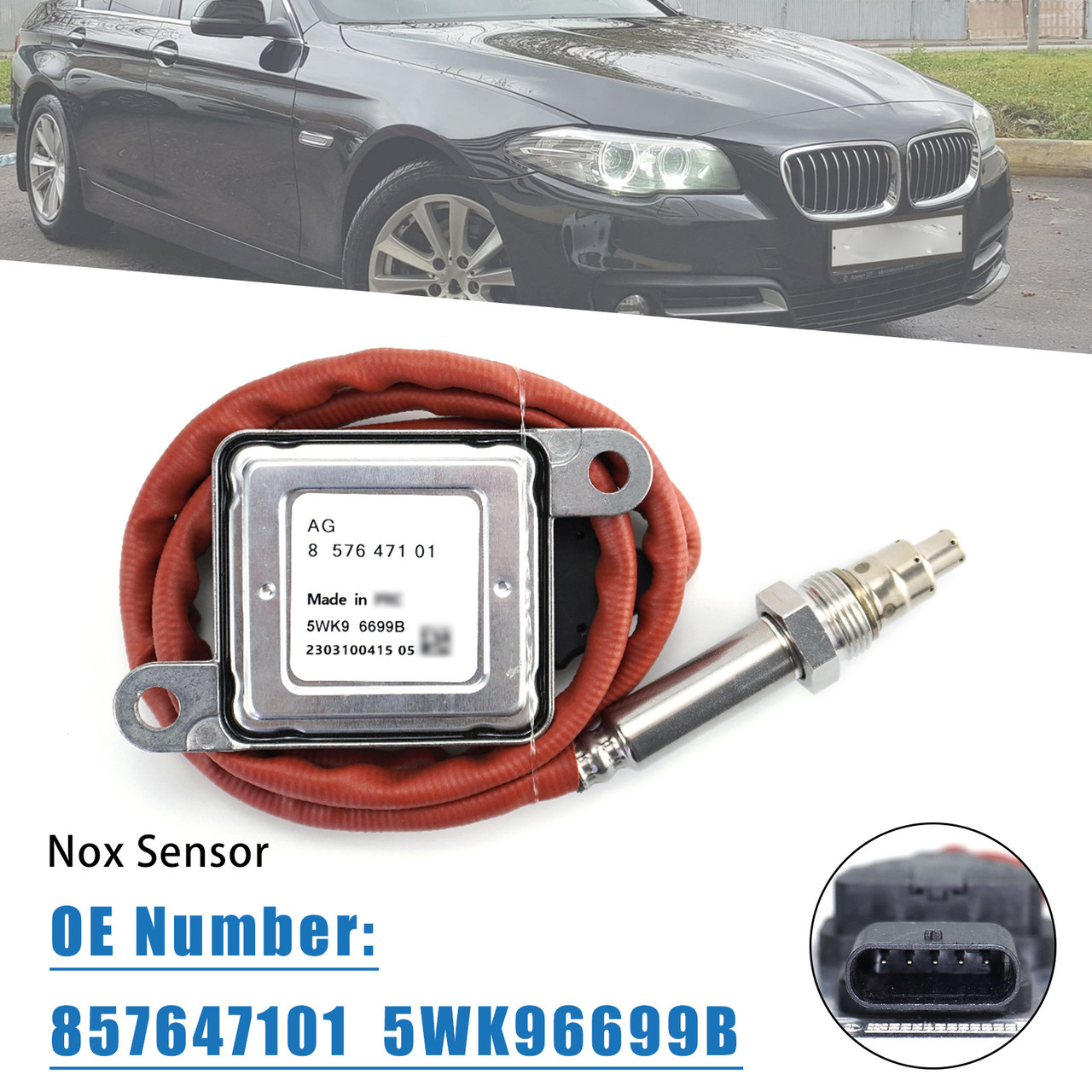 NOx Sensor 857647101 5WK96699B For BMW E90 280D 520D F01 F02 F07 F10 F2
