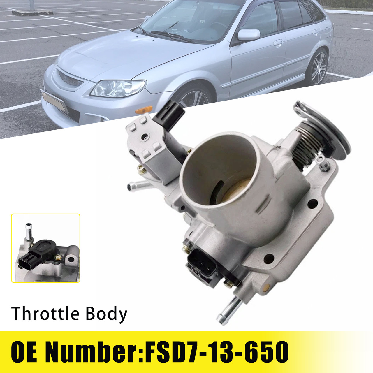 Throttle Body Assembly FSD7-13-650 For Mazda Protege Protege5 626 2.0L 1999-2003