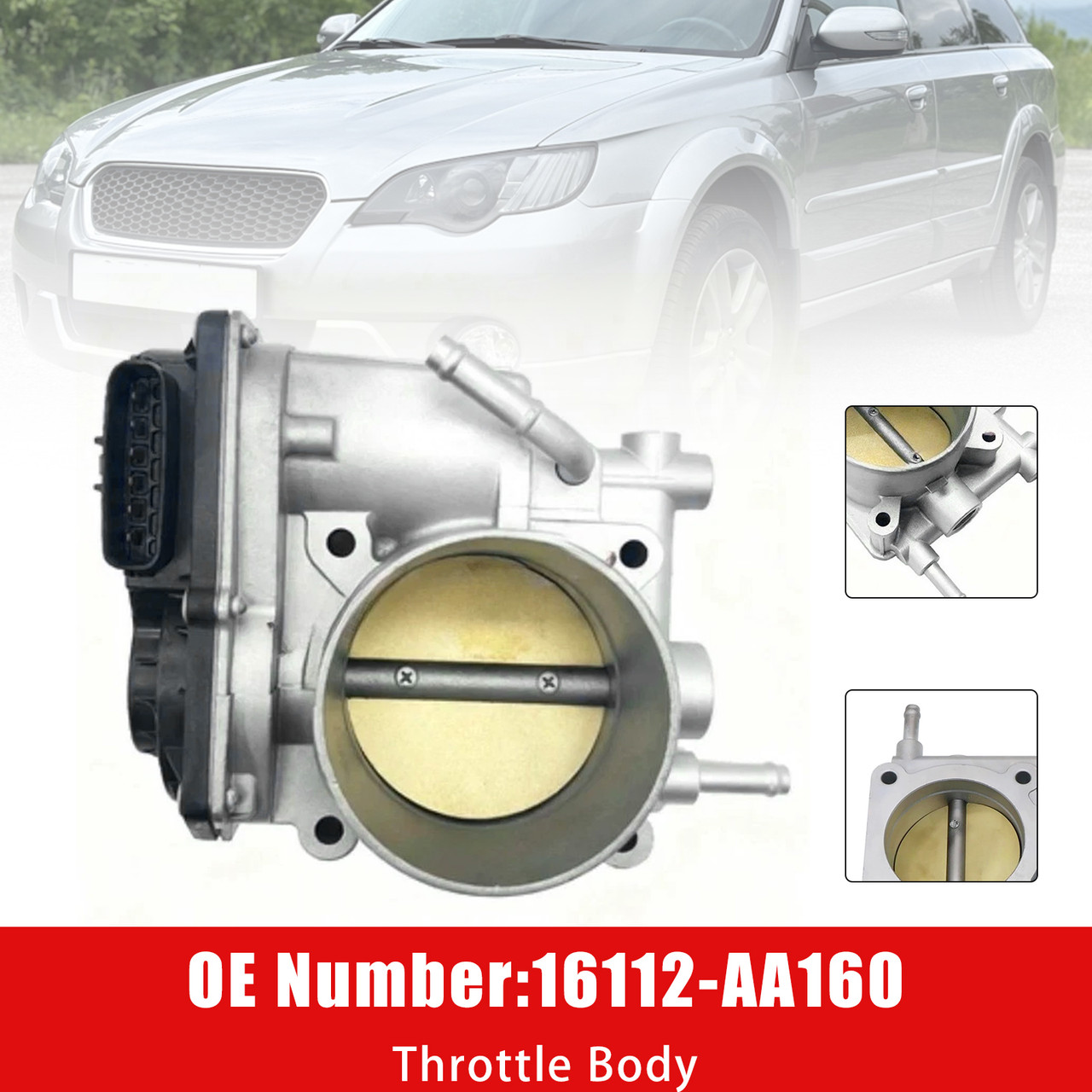 Throttle Body 16112-AA160 For Subaru Outback Tribeca Legacy 2006-2009