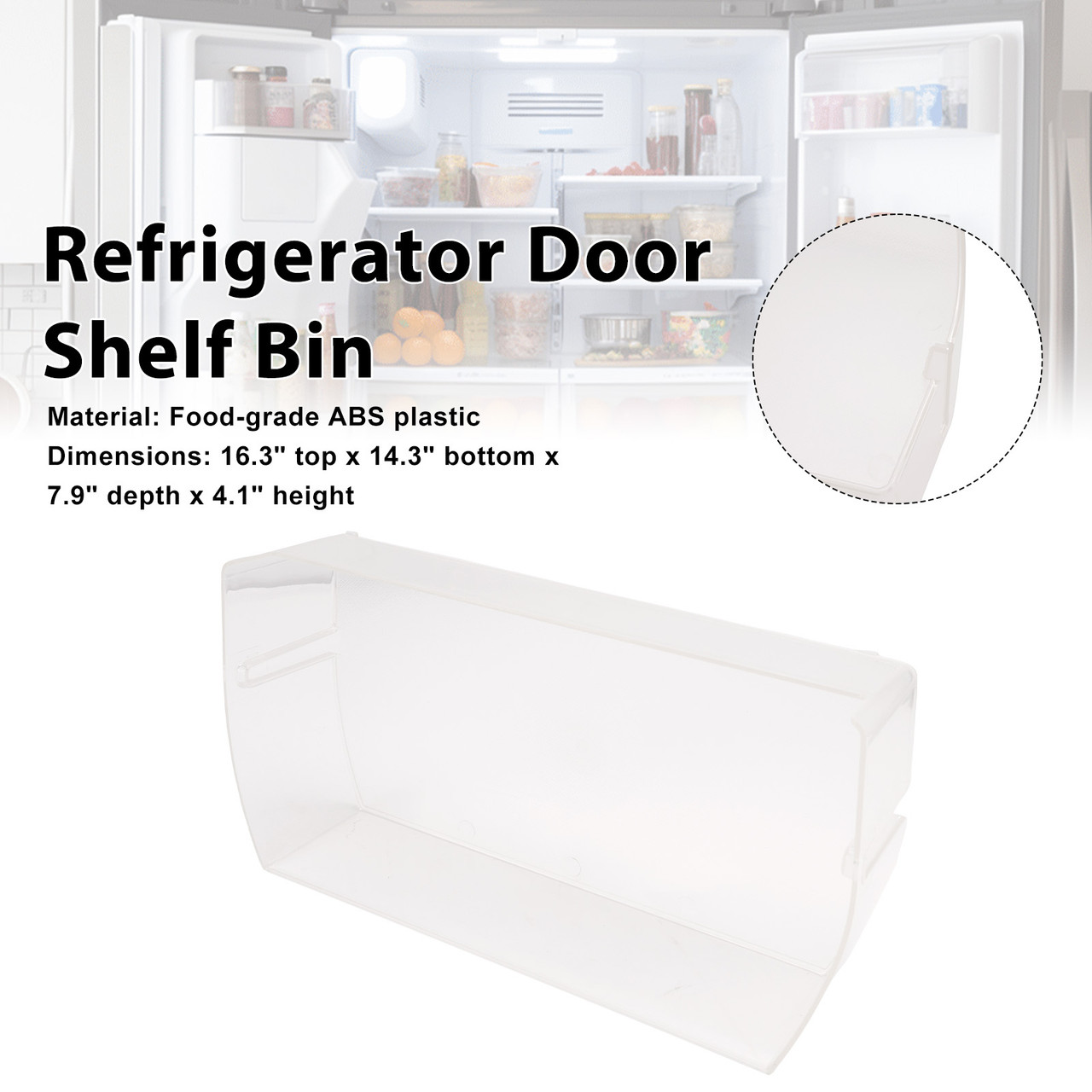 MAN64890501 Refrigerator Door Bin Shelf Fits LG Fridge LRSDS2706S LRSXC2306S