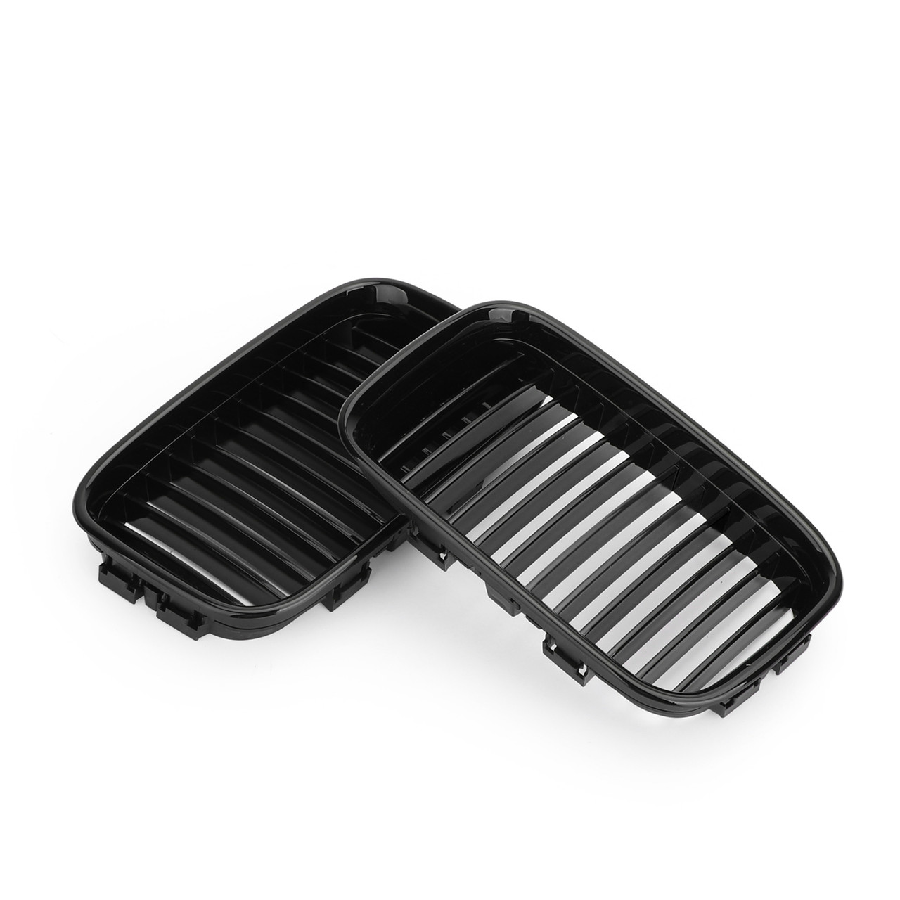 M-color Glossy Black Front Hood Kidney Sport Grills For BMW 3 Series E36 92-1996