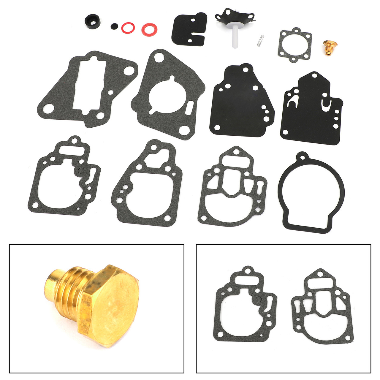 Carburetor Repair Gasket Kit for Mercury Mariner Outboard 6-25hp 1395-97611