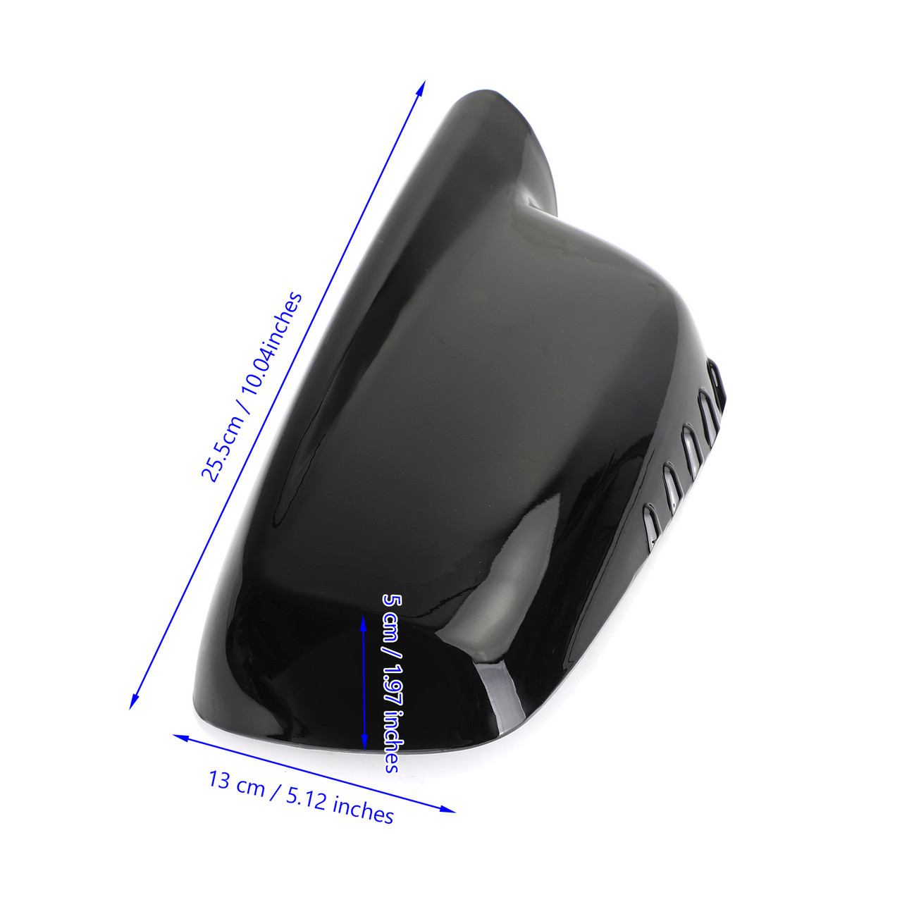 Pair Mirror Cover Cap Black For BMW E46 E65 E66 745i 750i 51167074236+51167074235