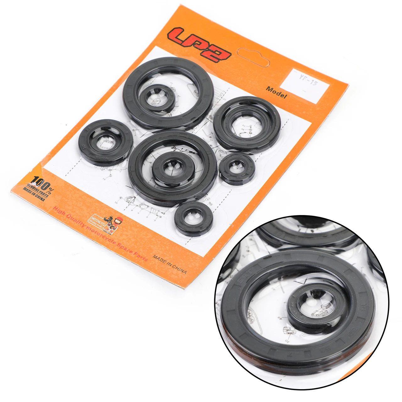 10pcs Engine Oil Seal Kit Set for Honda CRF450R CRF 450 2002-2006 2005 2004 2003