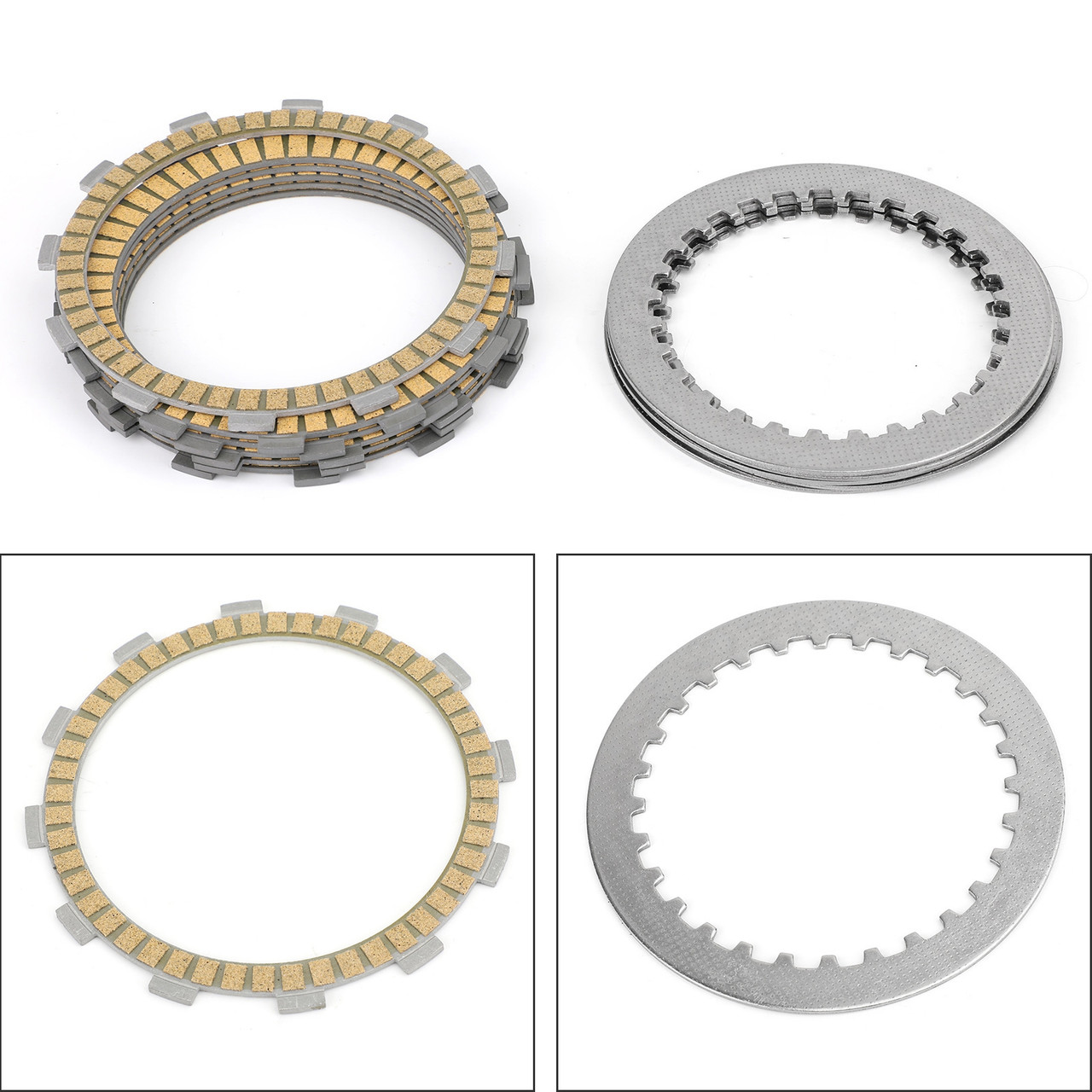 Clutch Plate Kit Friction & Iron Plates for Honda CB CBX CBR 400 500 600 92-18