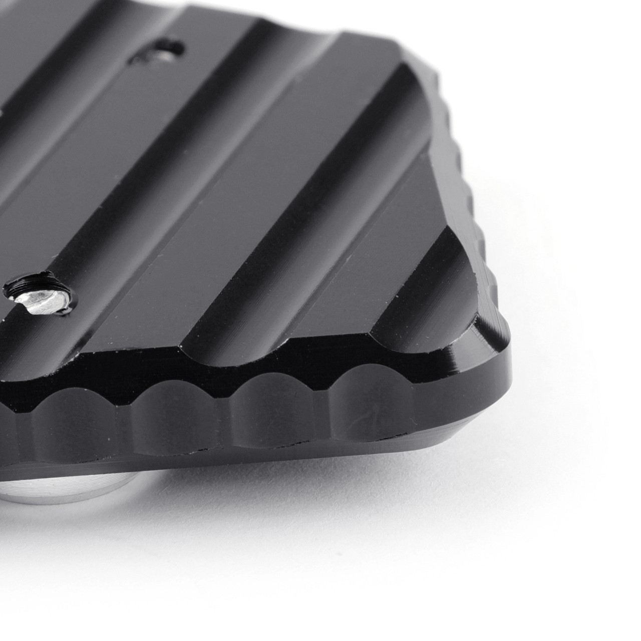 Side Pad Kickstand Stand Extension Plate For BMW K1600 GT GTL 2011-2015 Black