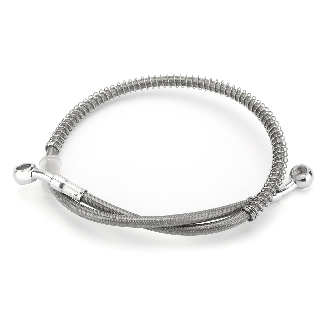 80cm/31" Motorcycle Brake Oil Hose Line Banjo Fitting Swivel End