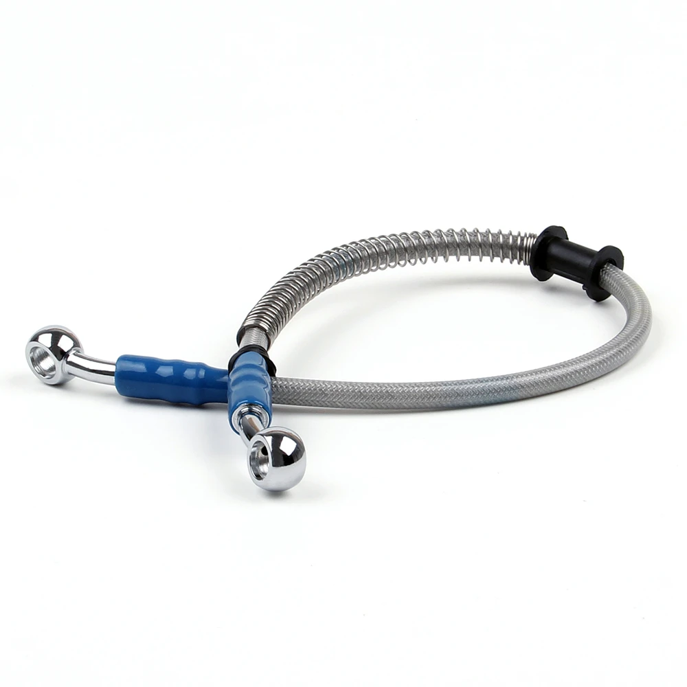 55cm/22" M10 Brake Oil Hose Line Banjo Fitting Stainless Steel End
