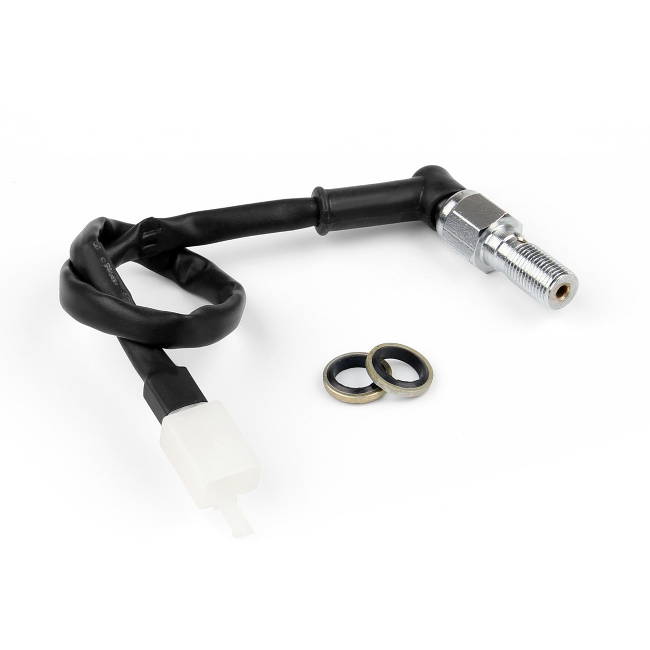 Single RearSet Hydraulic Brake Pressure Light Switch Cable Banjo bolt M10 x 1mm