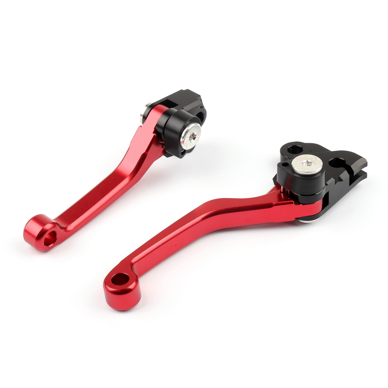 Off Road Pivot Aluminum Brake Clutch Levers For Honda CRF230F 2003-2009 08 Red