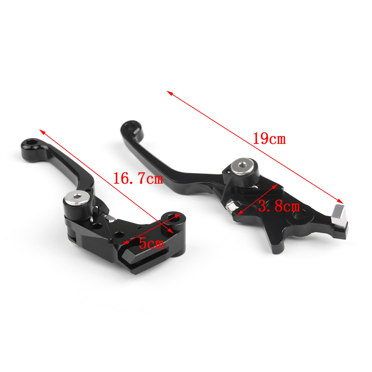 Pivot Brake Clutch Levers Fit For Kawasaki KLX250/D-TRACKER KLX150S KLX125 Black