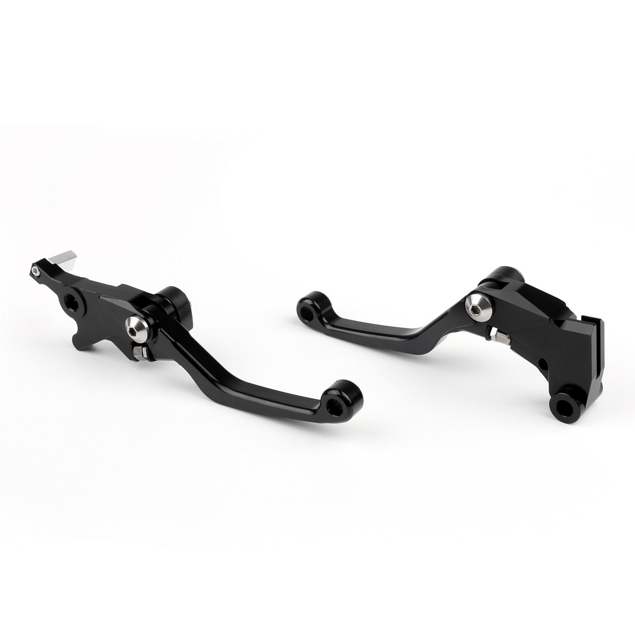 Pivot Brake Clutch Levers Fit For Kawasaki KLX250/D-TRACKER KLX150S KLX125 Black