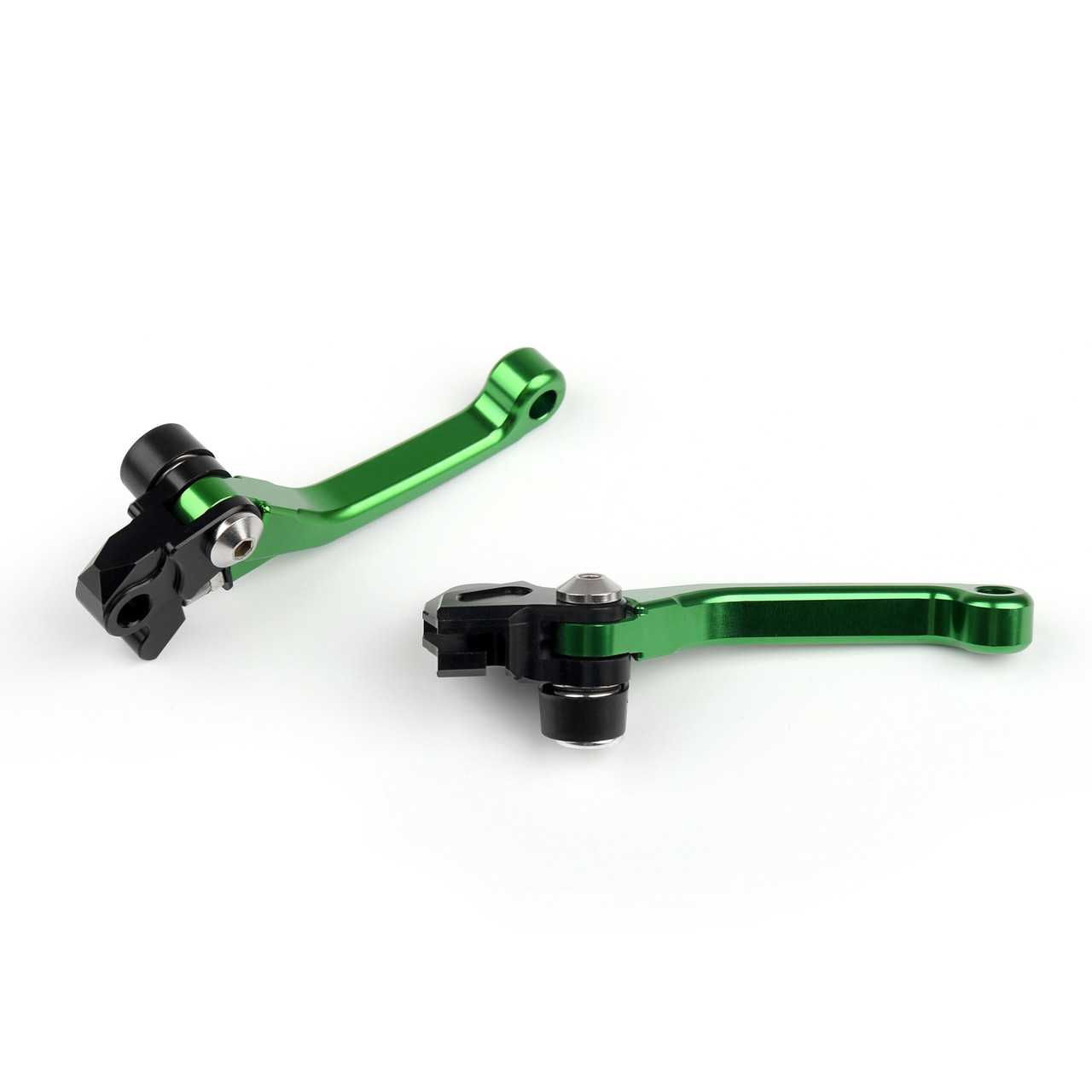 Pivot Brake Clutch Levers For Kawasaki KX65 KX85 KX250/KX250F KX125 2004 Green