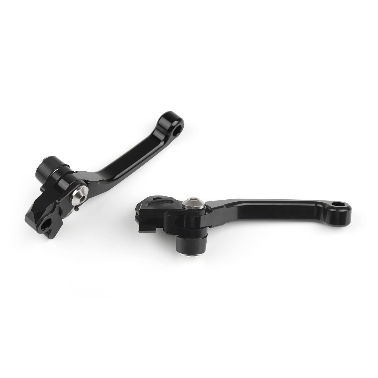 Pivot Brake Clutch Levers For Kawasaki KX65 KX85 KX250/KX250F KX125 2004 Black