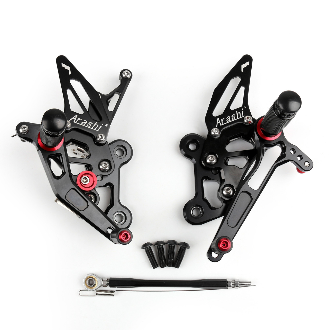 Full Rearsets Foot pegs Rear set For 11-16 SUZUKI GSR750 GSXS750 GSX-S750 Black