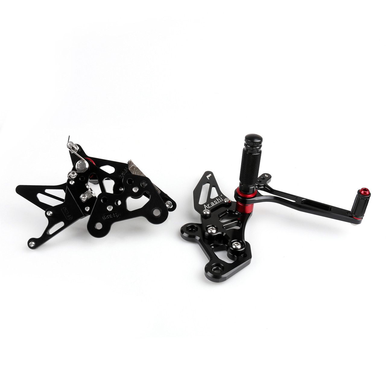 Full Rearsets Foot pegs Rear set For 11-16 SUZUKI GSR750 GSXS750 GSX-S750 Black