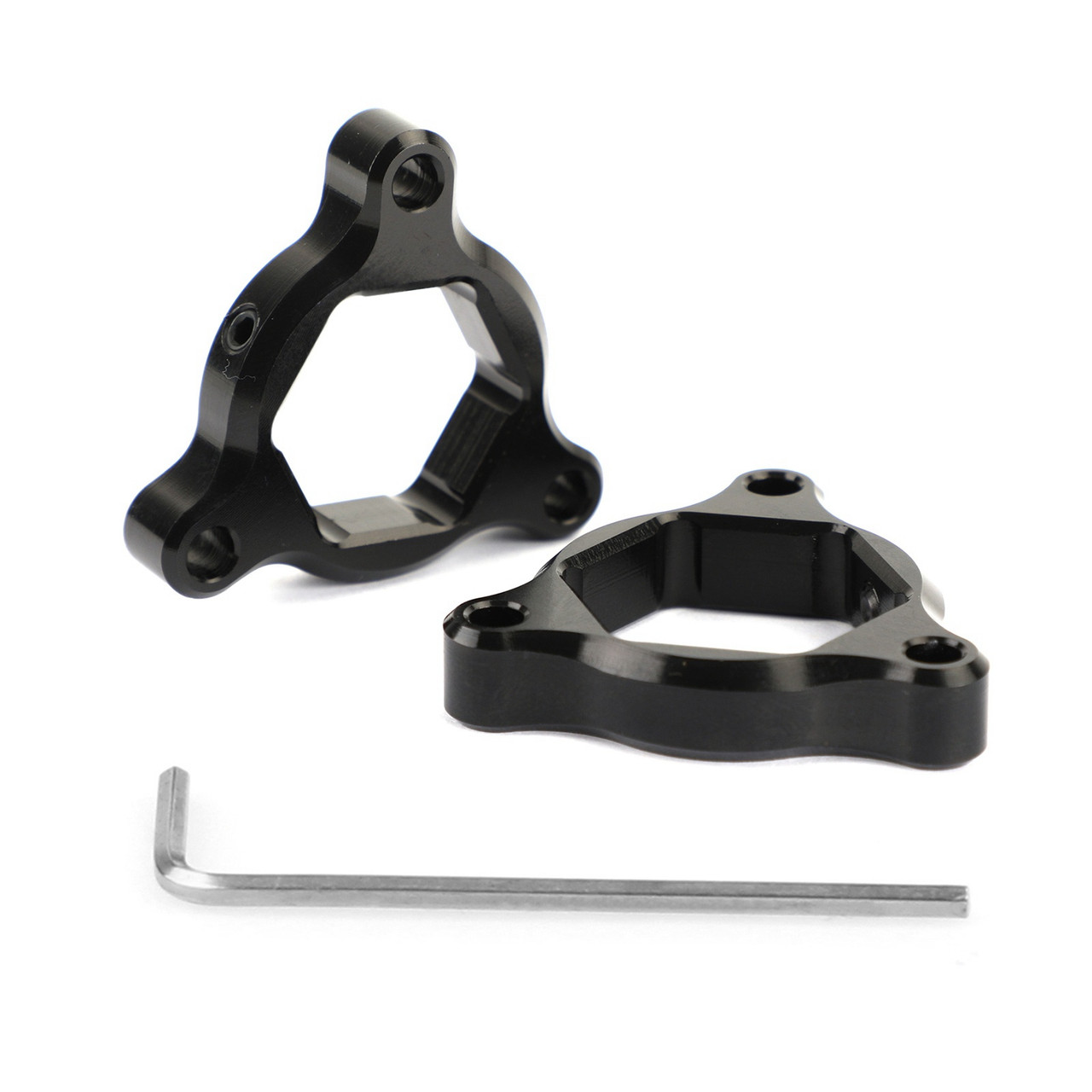 Fork Pre Adjusters Black 19MM Fit for Honda CBR600RR 07-10 CBR1000RR 08-14