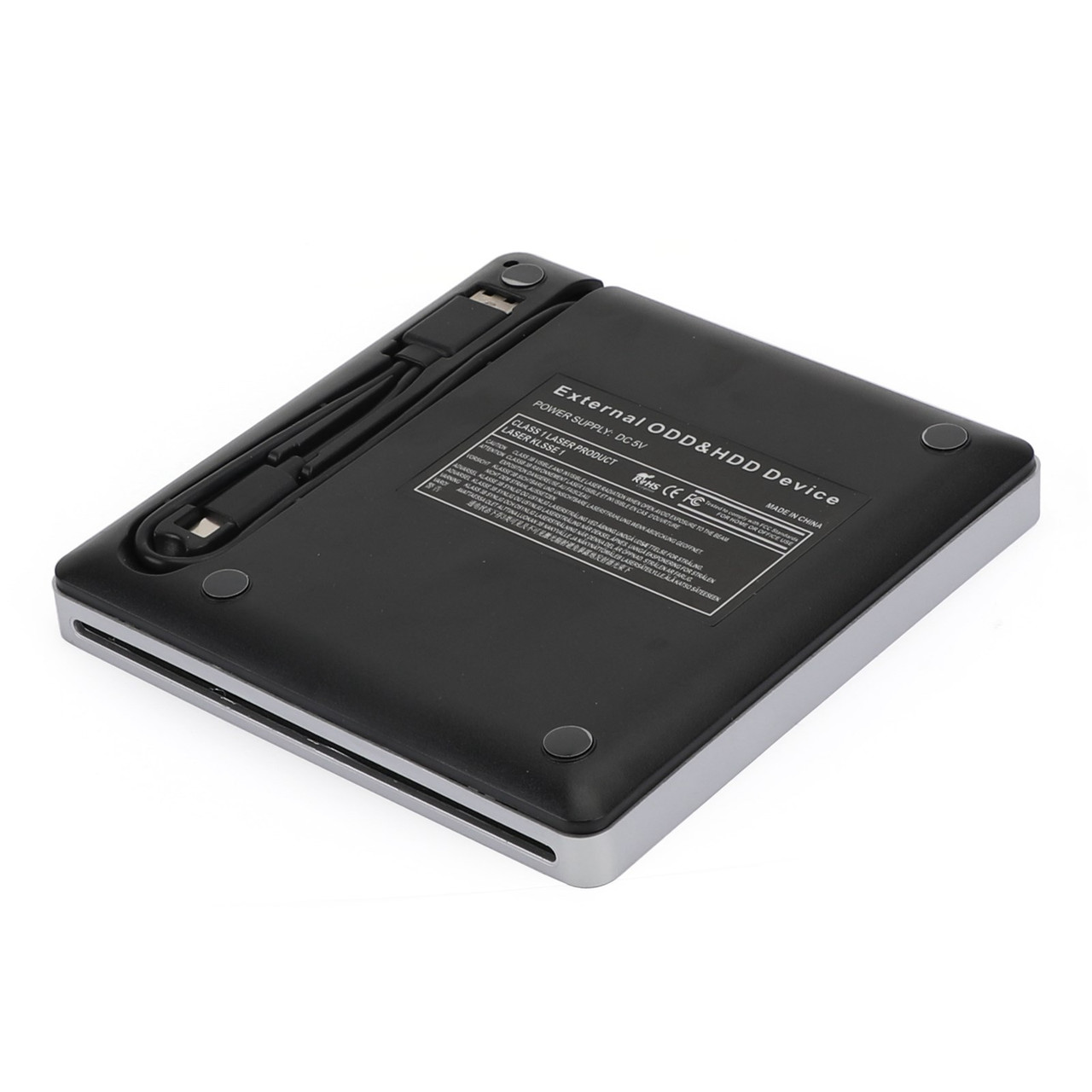 External DVD Drive Type-C USB 3.0 Player Slot-in Burner Writer for Laptop PC Mac
