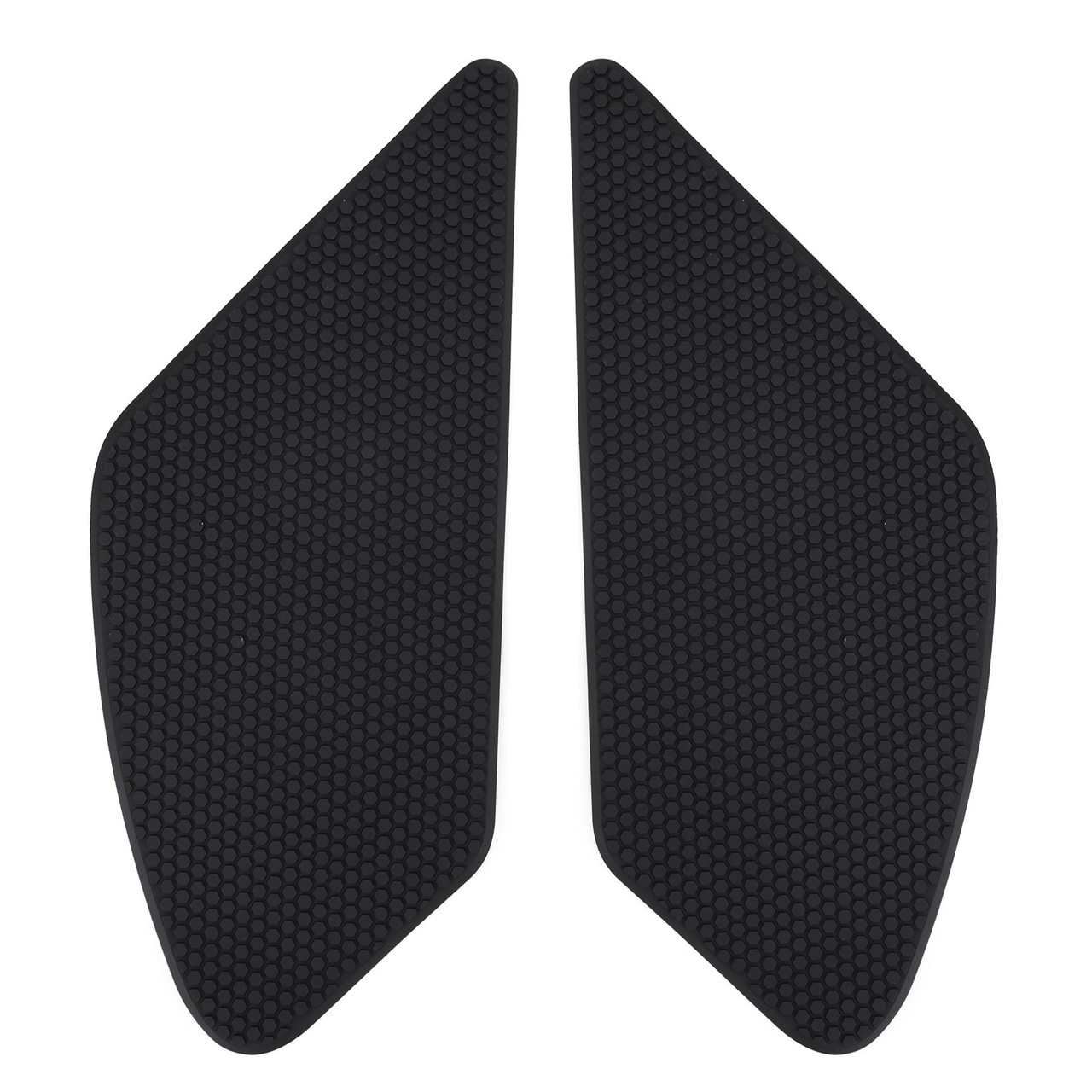 2X Side Tank Traction Grips Pads Fit For Ducati Monster 797 17-19 Rubber Black