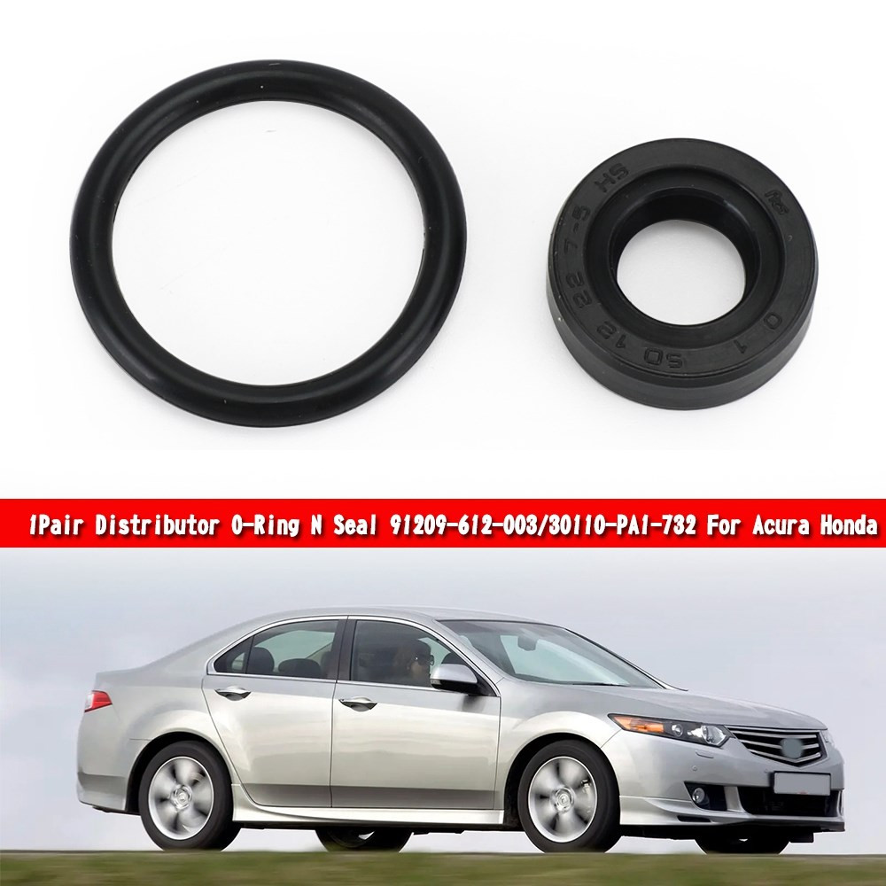1Pair Distributor O-Ring N Seal 91209-612-003/30110-PA1-732 For Acura Honda
