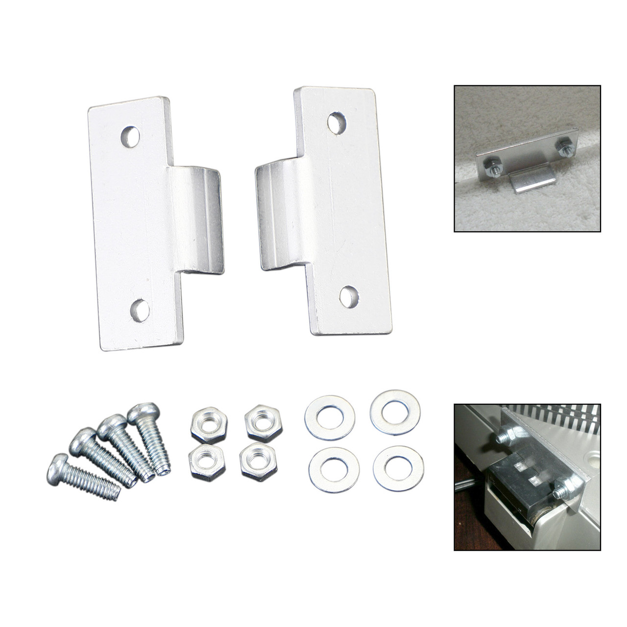 Two Dust Cover Fix Repair Brackets Hinge For SL-Q2 Q3 3200 Q200 Others Turntable