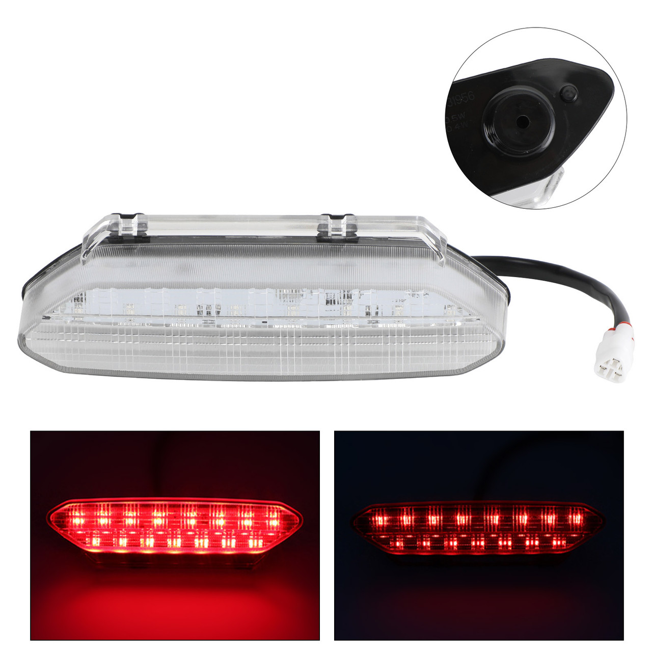 LED Tail Light Taillight for YAMAHA YFZ450 YFZ 450 2006-2009 5TG-84710-21-00