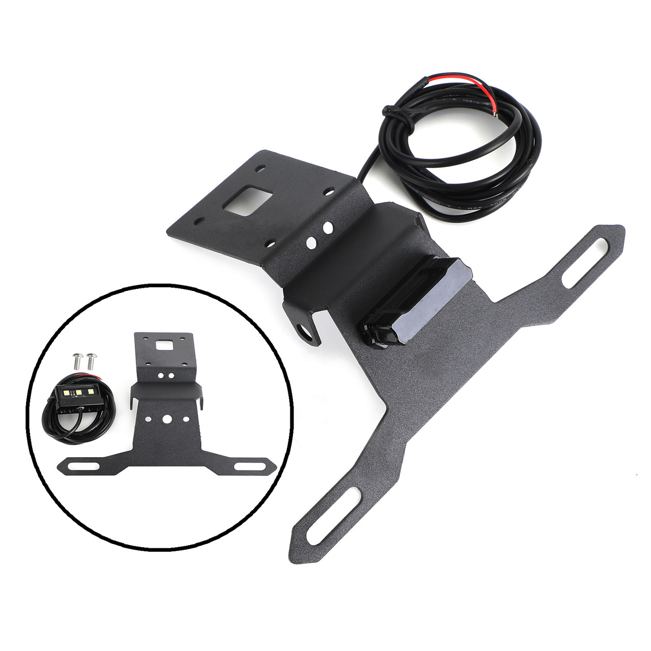 License Plate Holder Frame Bracket fit for Kawasaki ZX-6R 2019-2021