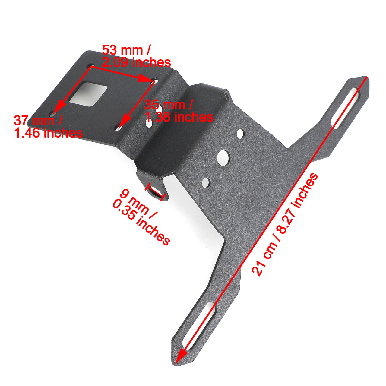 License Plate Holder Frame Bracket fit for Kawasaki ZX-6R 2019-2021