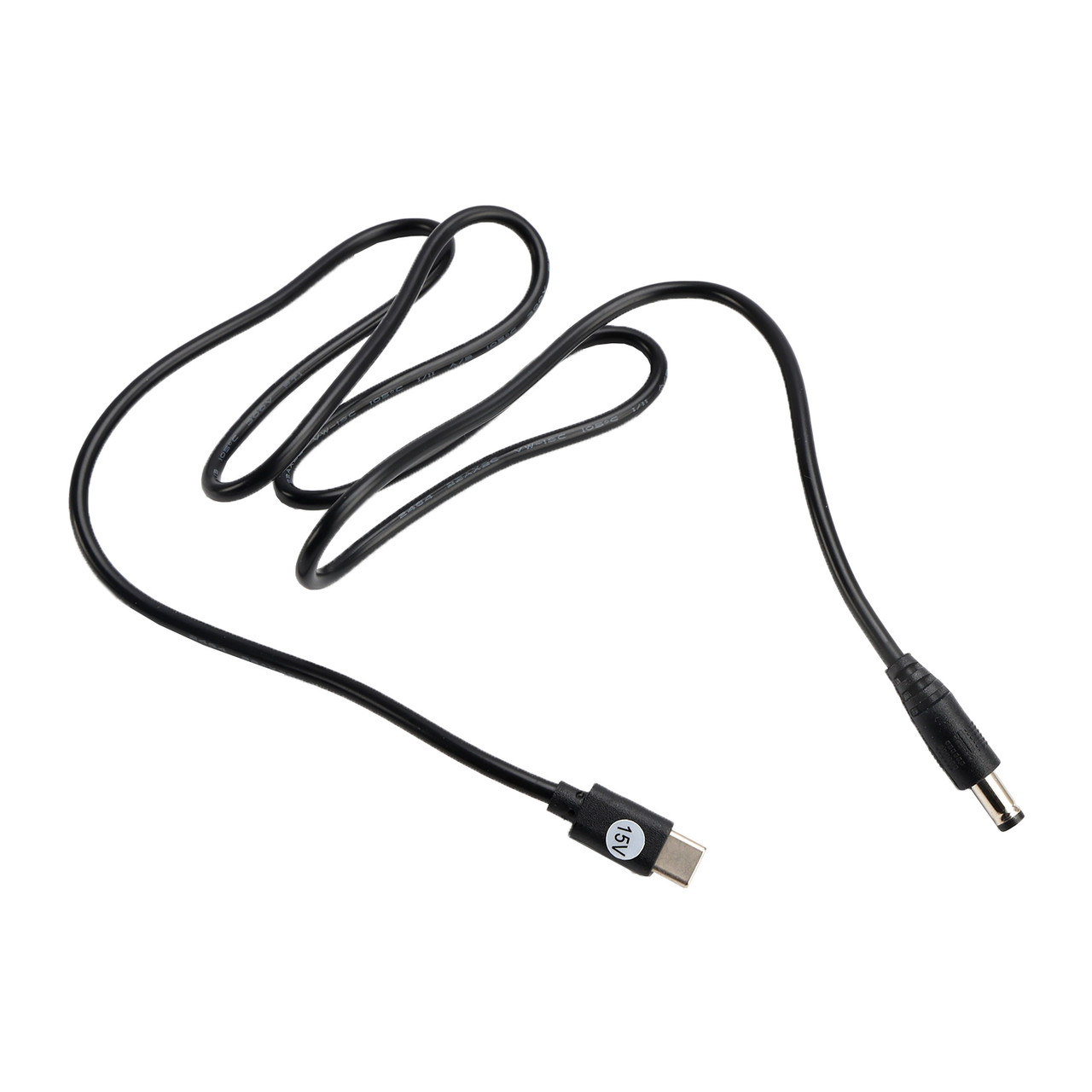 USB Type-C to 12V DC 5.5mm*2.5mm Adapter Cable 1m 39.37inches PD Charger Cord