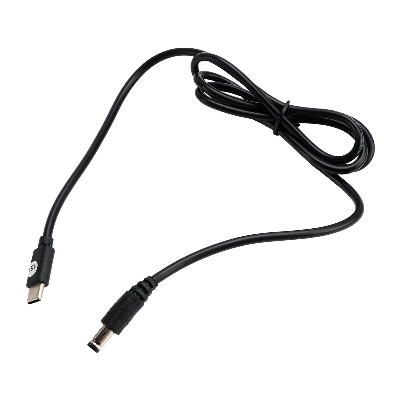USB Type-C to 15V DC 5.5mm*2.5mm Adapter Cable 1m 39.37inches PD Charger Cord
