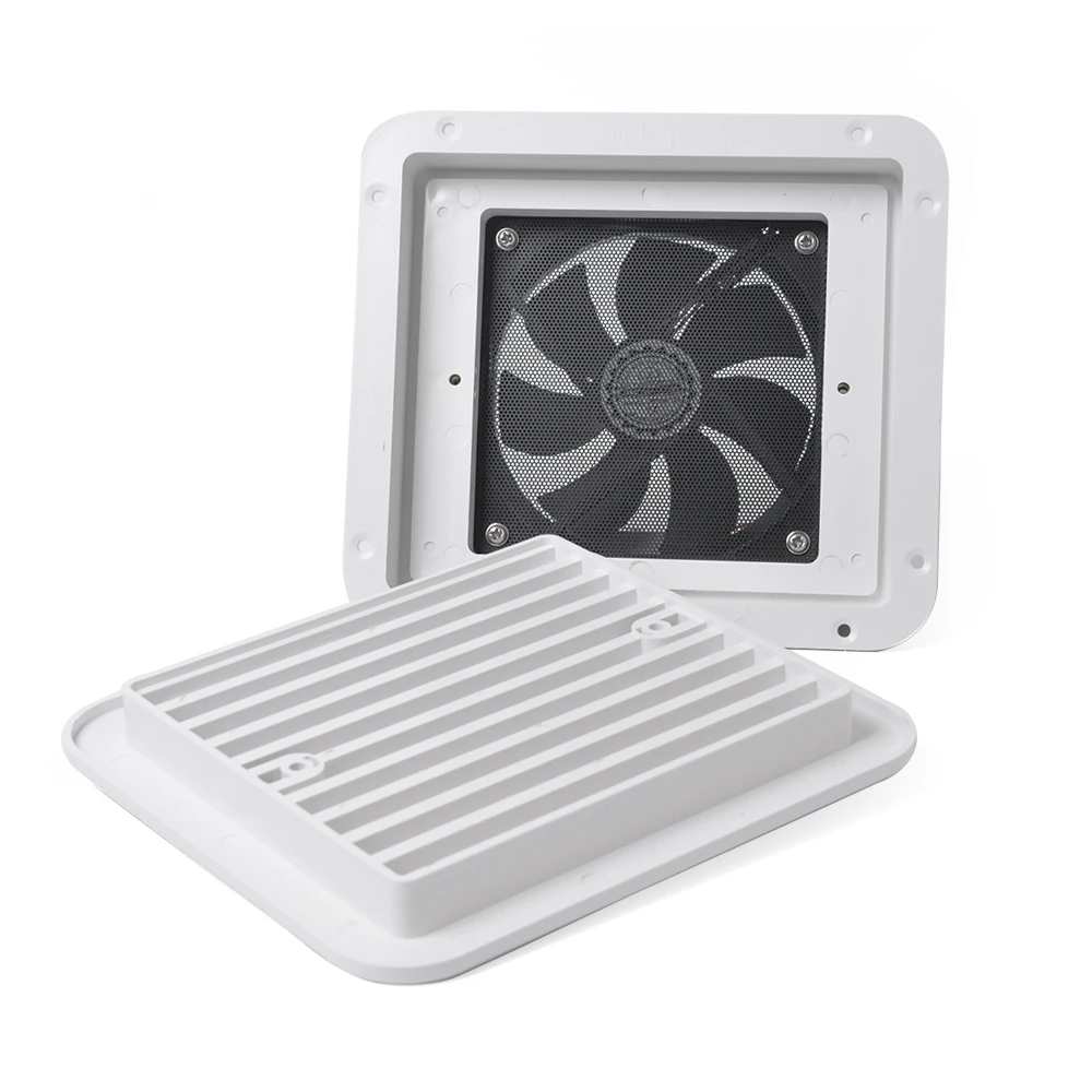12V RV Caravan Side Air Trailer Vent Ventilation Cooling Mute Exhaust Fan