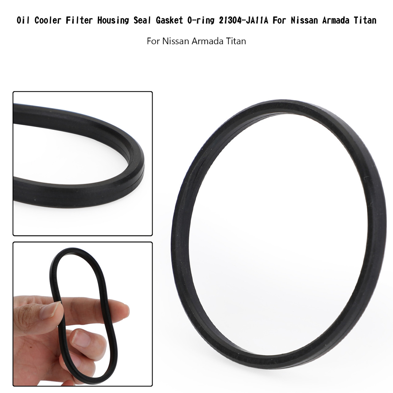 Oil Cooler Filter Housing Seal Gasket O-ring 21304-JA11A For Nissan Armada Titan