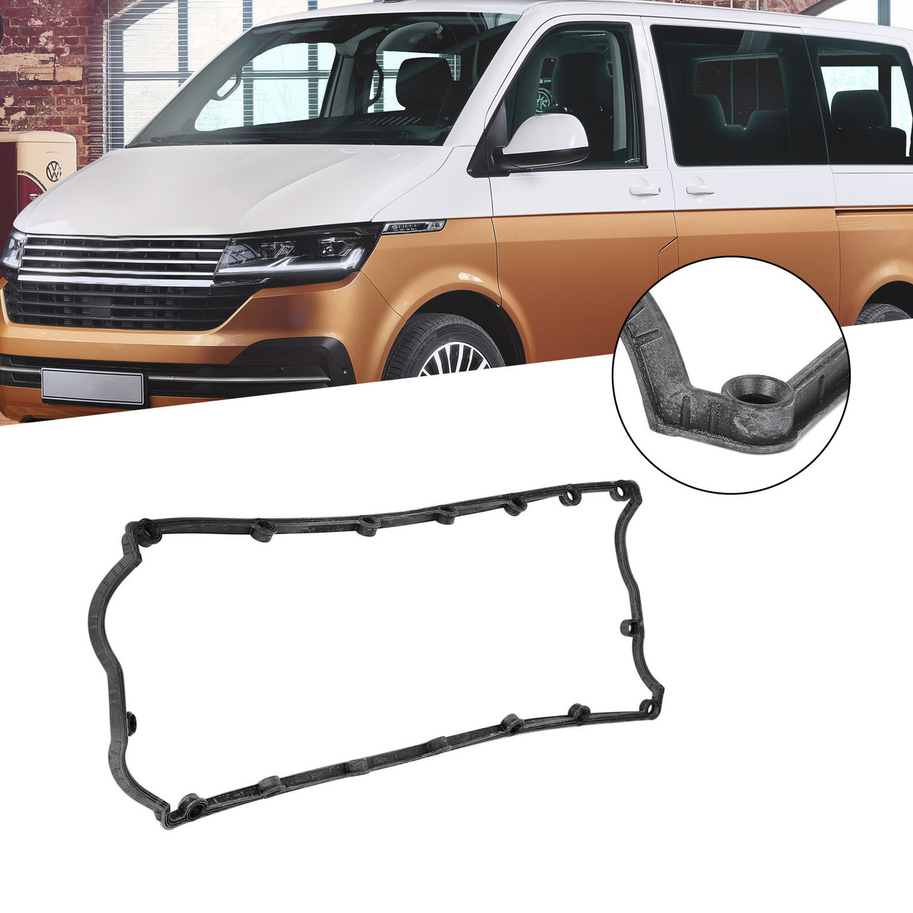 Valve Cover Gasket for VW Touareg Multivan T5 Transporter T5 2.5 TDI 070103469B