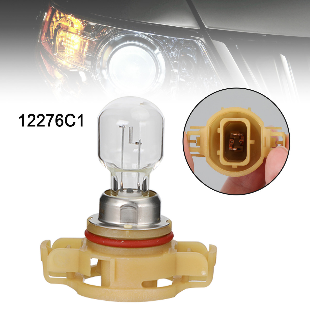 For Philips 12276C1 Car Standard Auxiliary Bulbs PSX24W 12V24W PG20/7