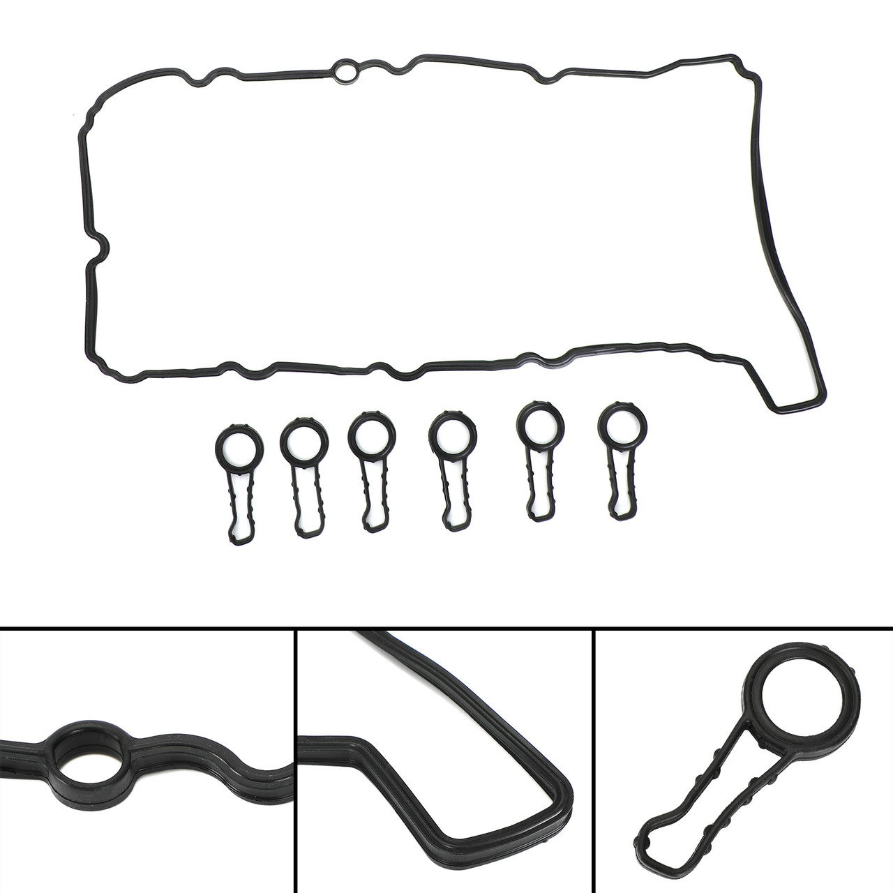 Rocker Cover Gasket for BMW 530D 3.0D 09-17 N57D30A 11127823943 11128515732